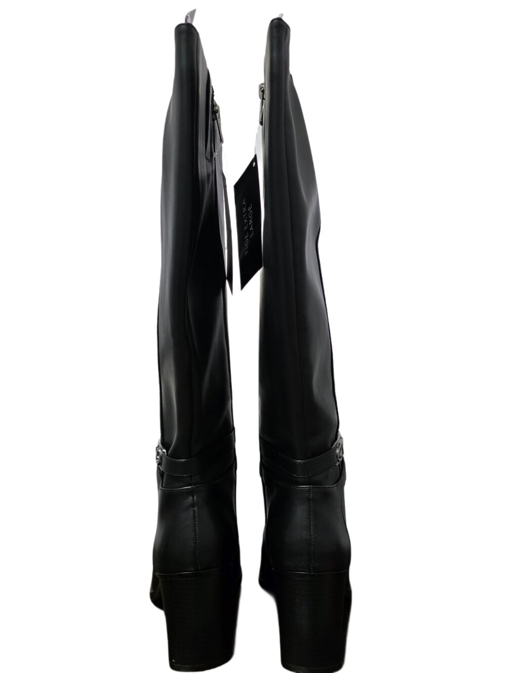 Naturalizer Jane Heeled Knee High Boots In Black NIB Extra Wide Calf - Picture 6 of 10